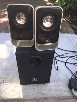 $30...3, Logitech Subwoofer speakers for Desktop or Laptop...pick up in Holliston ma