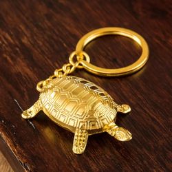 Lucky charm Turtle keychain 