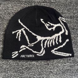 Arc’teryx Bird Head Toque Beanie Orca - Black Wool – Unisex Winter Hat - NWT