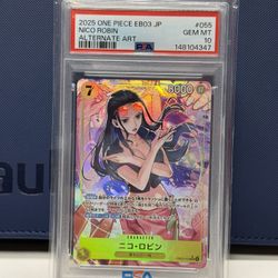 2025 ONE PIECE JAPANESE EB03-EXTRA BOOSTER -ONE PIECE HEROINES EDITION- | ALTERNATE ART NICO ROBIN 055