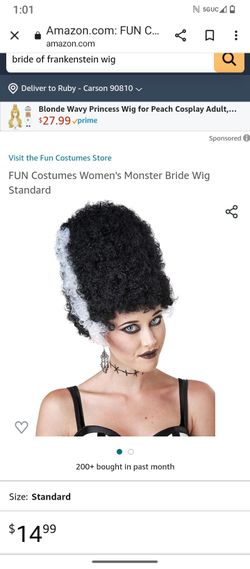 Women's Monster Bride Wig  synthetic Wig