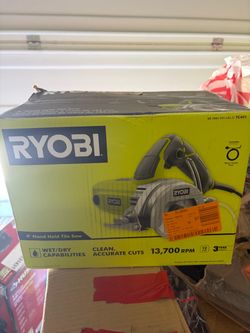 Ryobi 12amp 4” blade corded wet tile saw