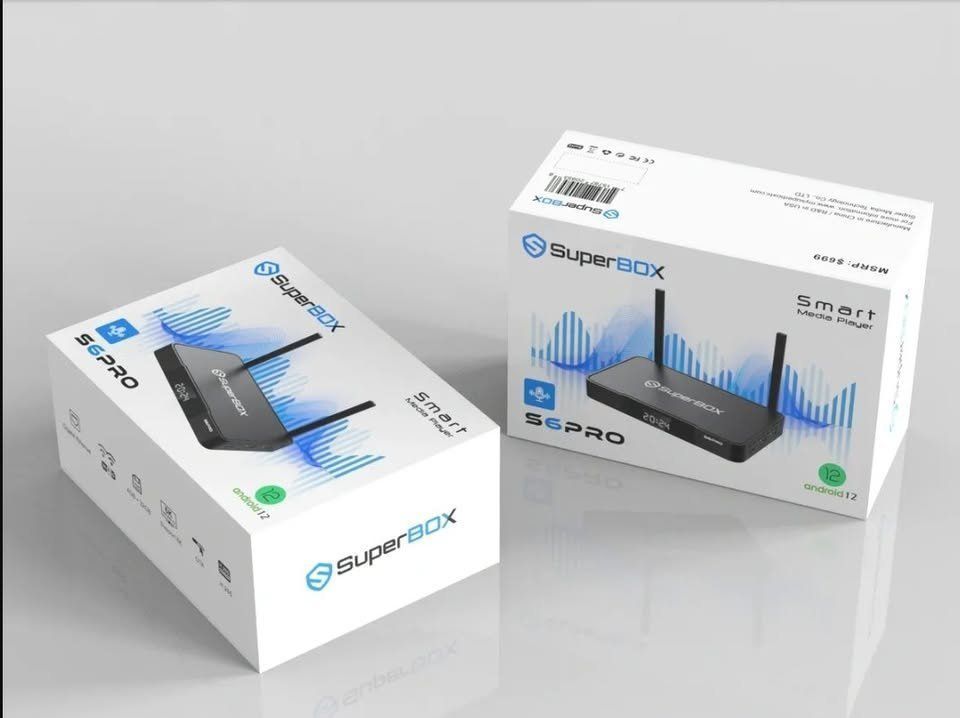 Brand New SuperBox S6 Pro, S6 Max, and S6 Ultra – Unopened and Ready to Use