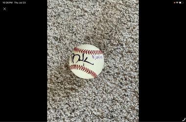 Signed baseball