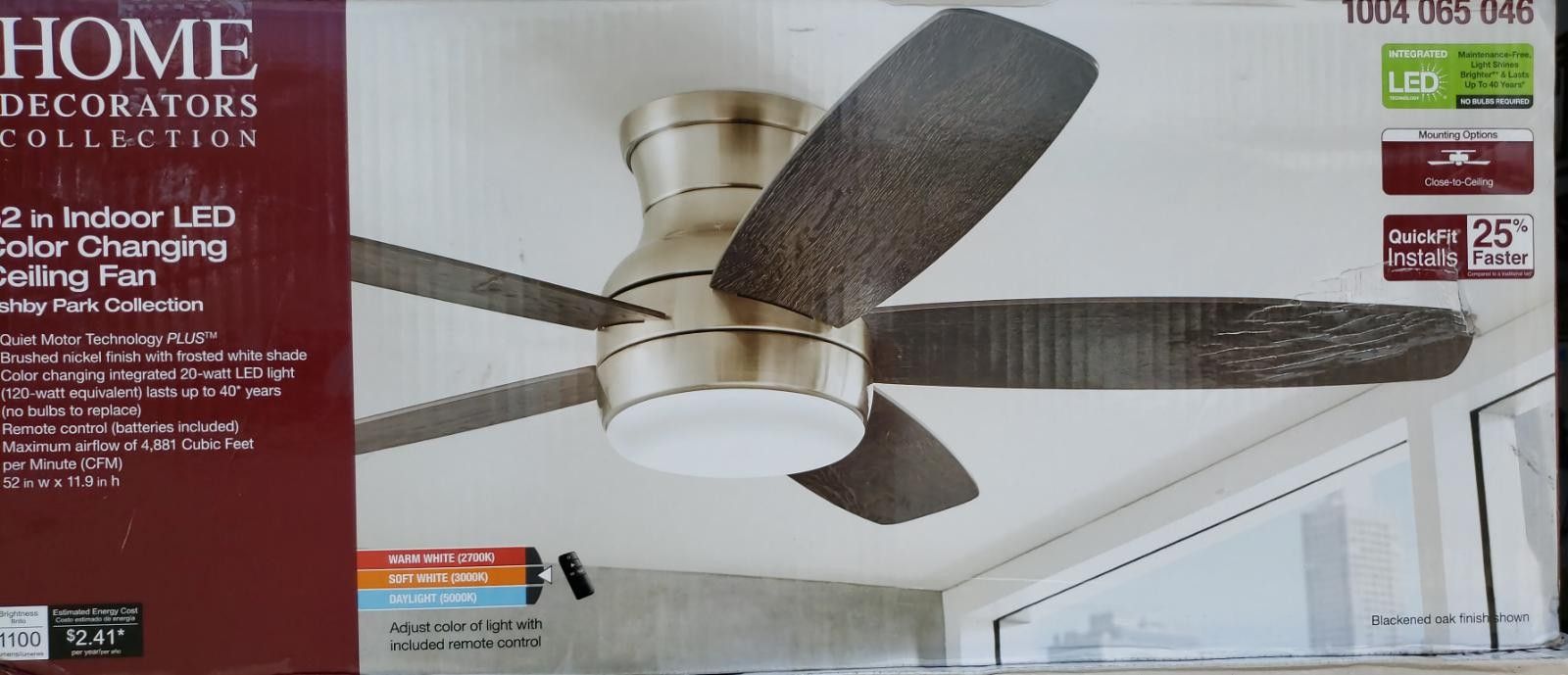 52 inch fan