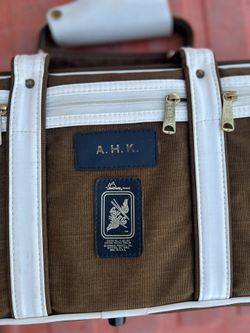 Vintage Golf Bag And Ben Hogan Clubs Set