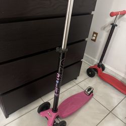 Kids Pink Scooter 