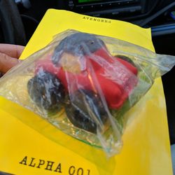 VINTAGE 1998 TACO BELL NACHO & DOG SEALED Red Racer Car — RARE NIP Fast Food Toy
