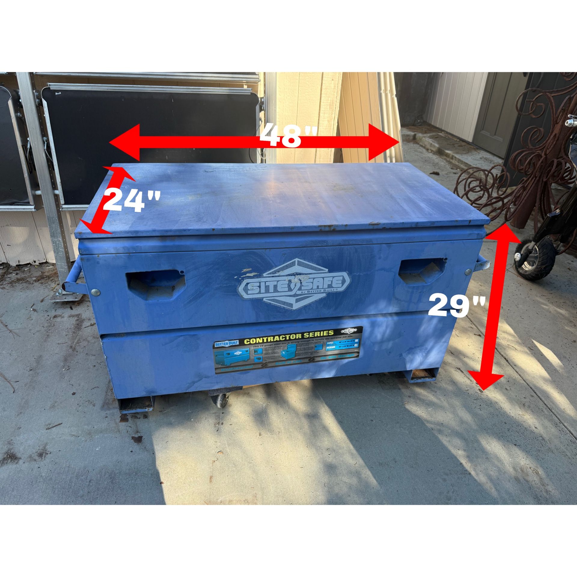 Heavy Duty Jobsite Tool Box