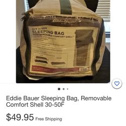 Eddie Bauer Sleeping Bag. Used In Good Condition . Located in west Kendall 33194