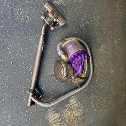 Dyson Cylinder Hoover Vacuum DC23 Allergy Stowaway Purple Pull Along