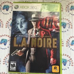 L.A. Noire Xbox 360 Video Game CIB