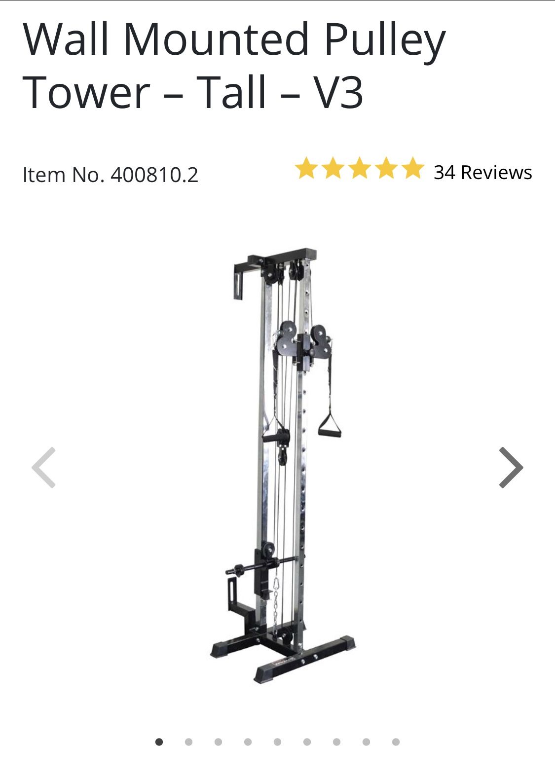 Titan wall mounted online pulley tower review