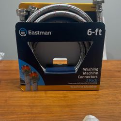 Eastman 6ft Washing Machine Connectors 2pack