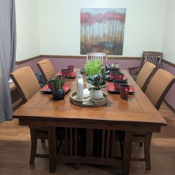 Dining Table With Six Chairs 