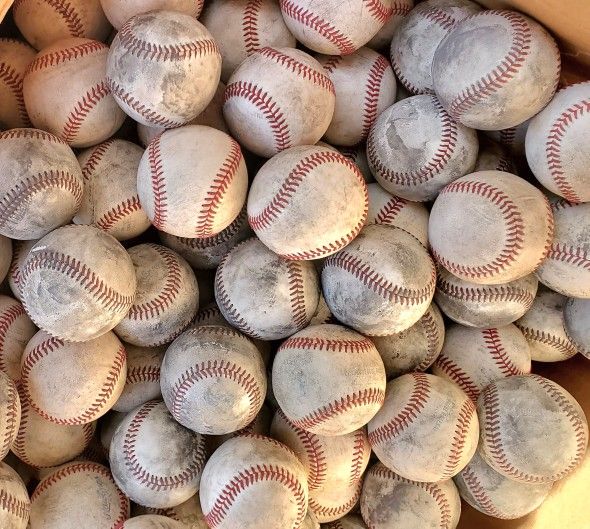 60 Minor League Used Baseballs 