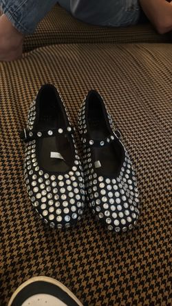 A New Day Women's Issa Rhinestone Mary Jane Ballet Flats