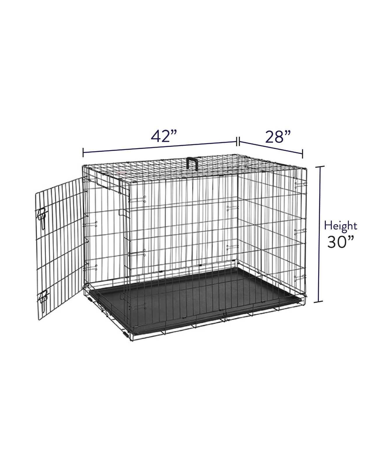 2 Wire Dog Crates