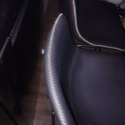 Leather bar stools