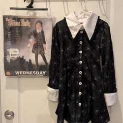 Girls Wednesday Costume 