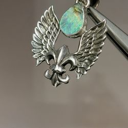 Fleur-de-lis Sterling Silver Pendant