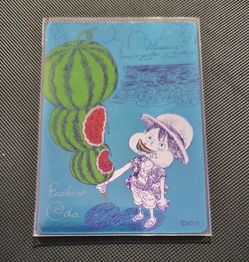Watermelon Luffy X Eiichiro Oda Signature One Piece Promo