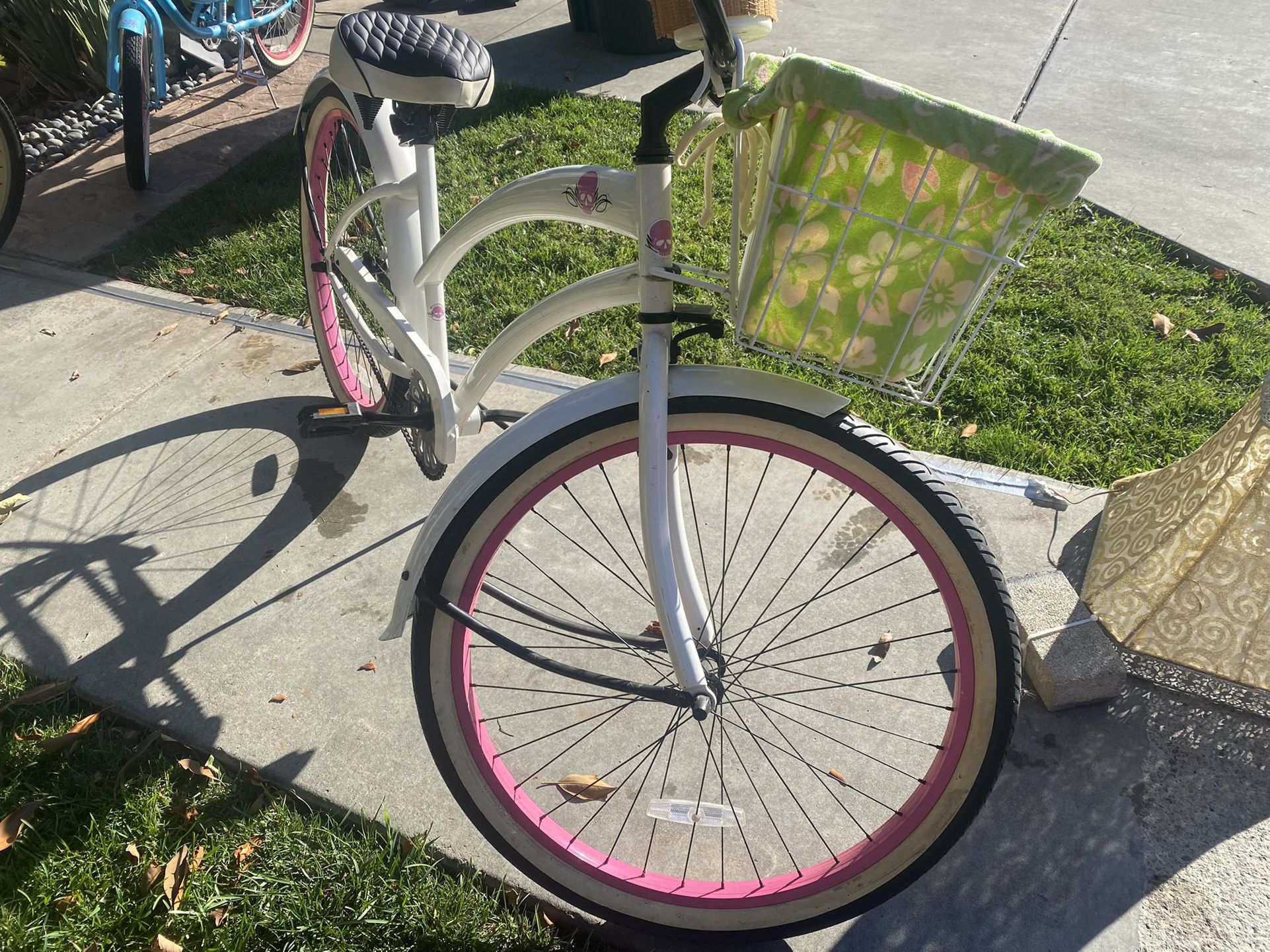 skullxbones beach cruiser