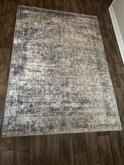 5’ x 7’ Gray Area Rug