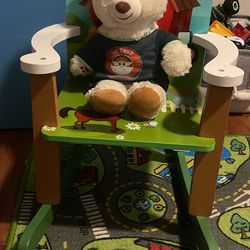 Child’s Hand Painted Barnyard Rocking Chair