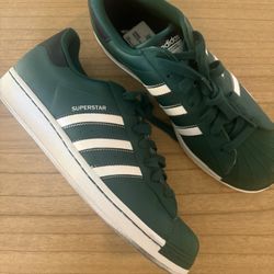 Adidas Superstar " Shell Toe" Green/White Mens Sz 10