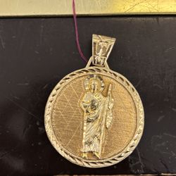 St. Jude 14kt Gold Pendant 