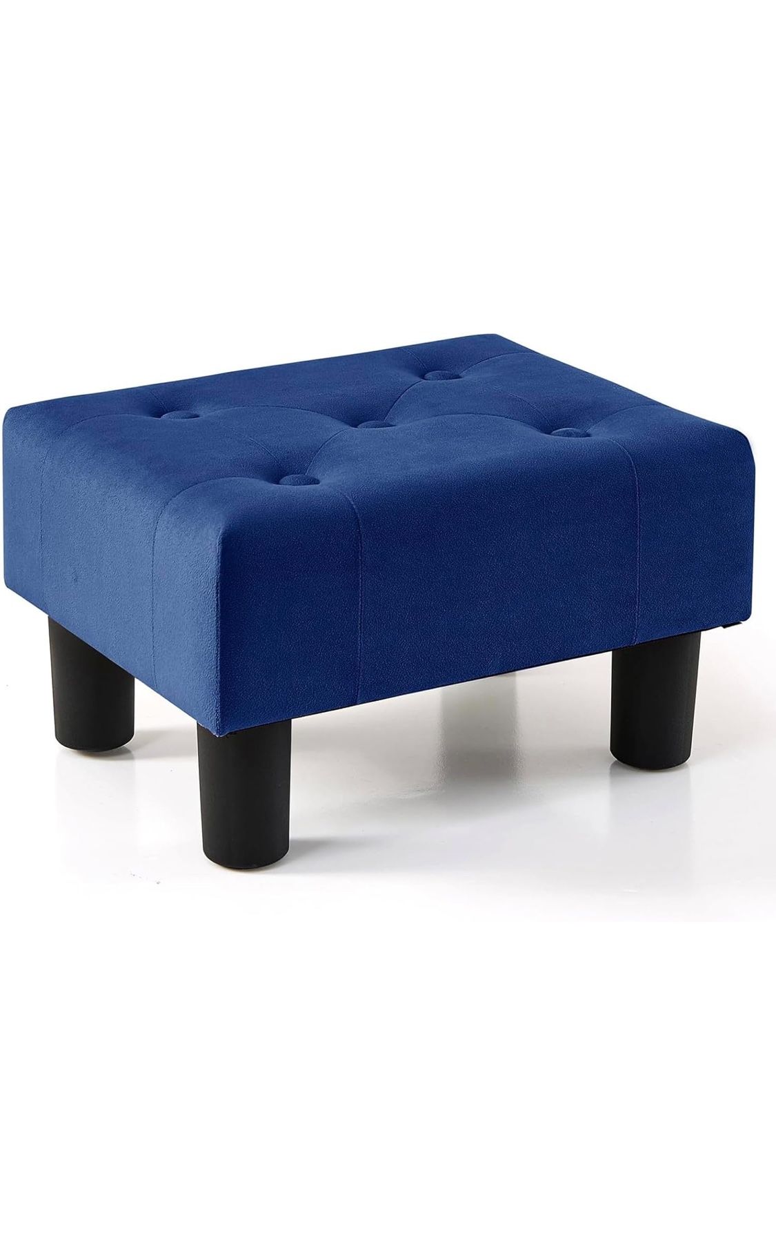 Small Velvet Foot Stool Ottoman