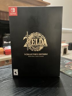 Legend Of Zelda Tears Of The Kingdom Collector's Edition Nintendo Switch *NO GAME*