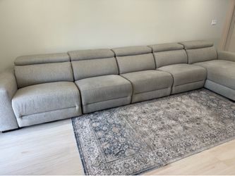 Macy’s 5-Piece Power Reclining Sectional with Chaise – $650