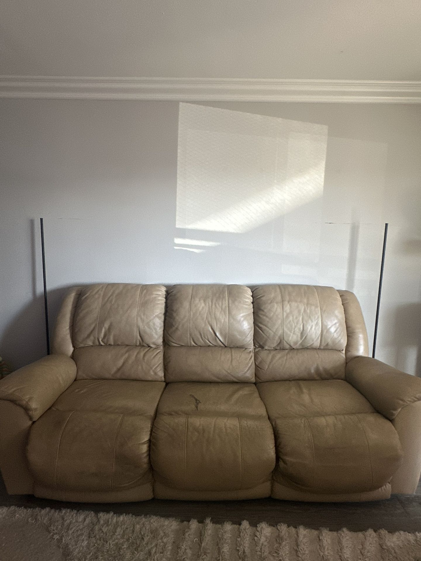 Genuine Leather Mechanical Couch