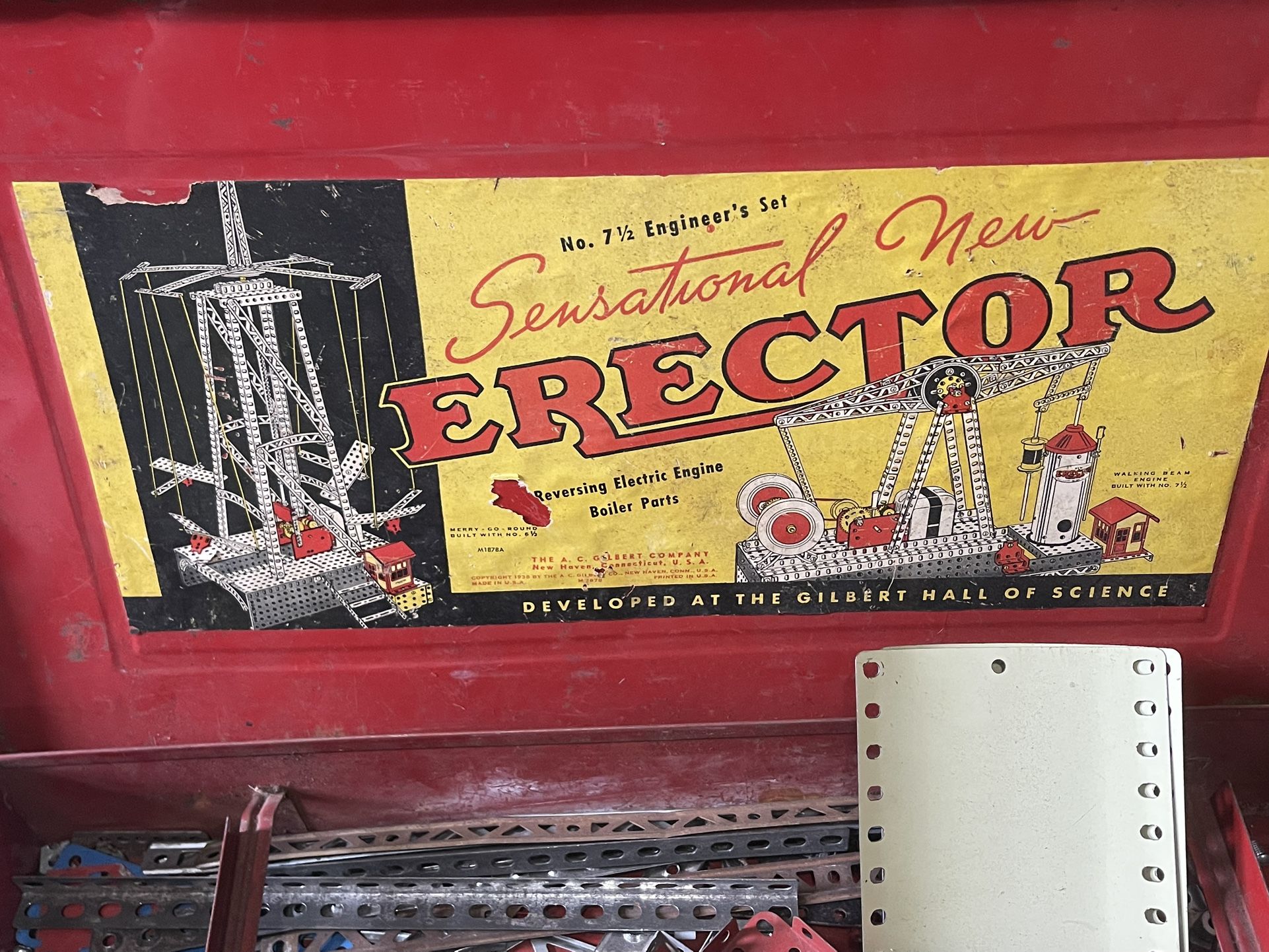 Erector sets from the 50s