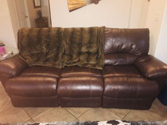 Leather sofa