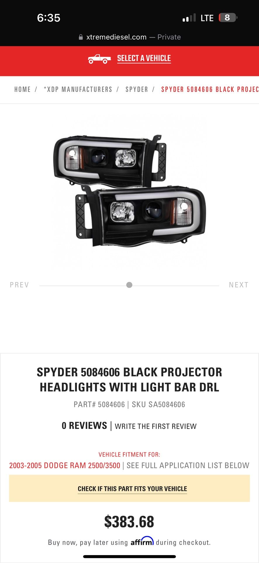Dodge Ram Headlights
