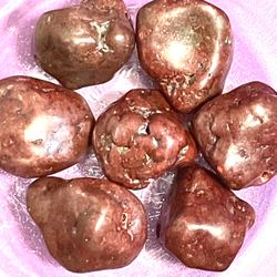 Lot Of 7 23mm Mahogany Beads