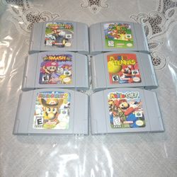 Vintage Nintendo 64 Video Games 