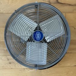 Global Industrial 18” Industrial Workstation Fan Multiple Mounting Options Pull Cord