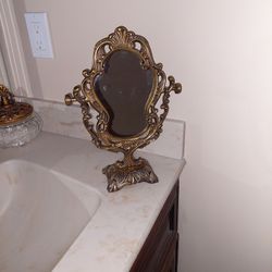 Antique  Brass Vanity Mirror