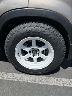 MST wheels 16x8 +20 5x114.3 & Falken Wildpeak AT 215/70/16