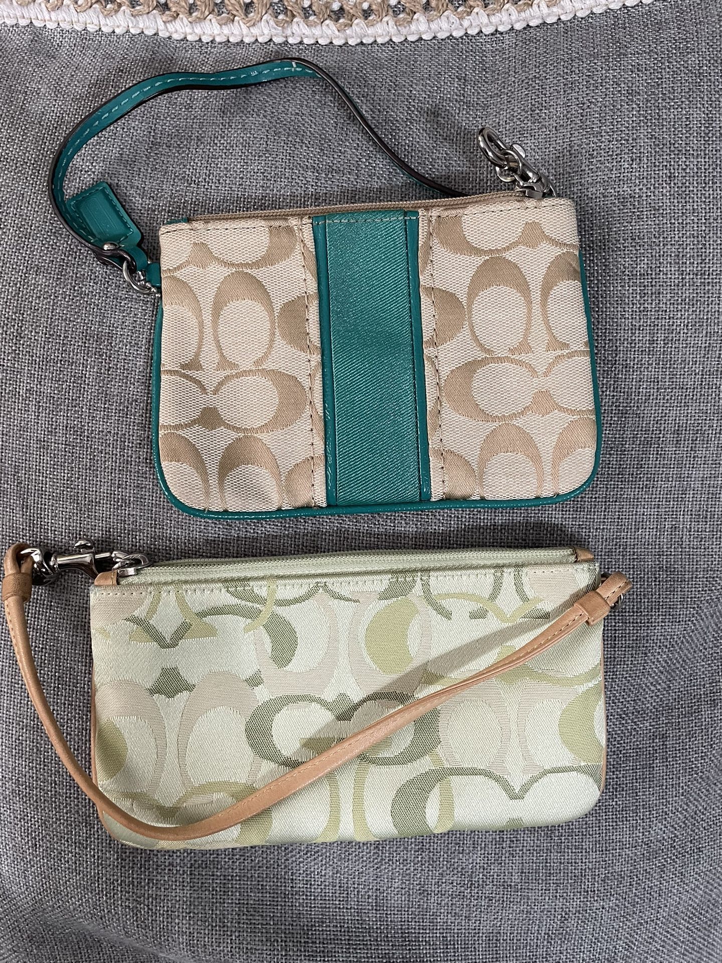 Two Coach Wristlets