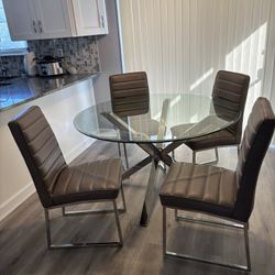 4 Gray Chairs (no table)