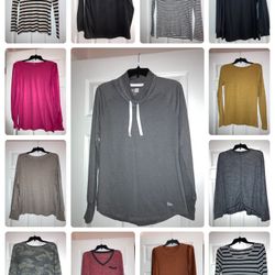 Ladies Gently Worn Long Sleeve Tops