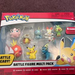 Pokemon Toys Ready Battle Figures 8 Pack