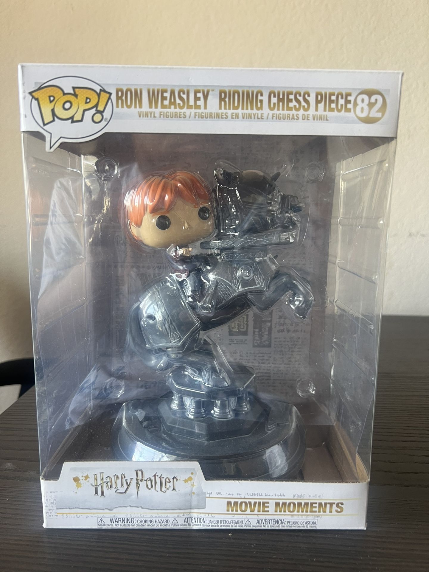 VAULTED JUMBO Ron Weasley Riding Chess Piece Funko Pop #82 Harry Potter Stone