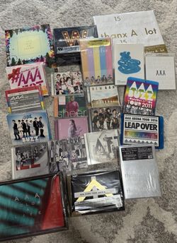 Huge Bundle Super Fan Lot AAA Japanese Pop Band J-Pop CD Music DVD