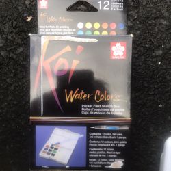 Water Color Pocket Field Sketch Box